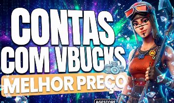 CONTAS FORTNITE COM V-BUCKS | MELHOR PREÇO DO MERCADO | ENTREGA RÁPIDA