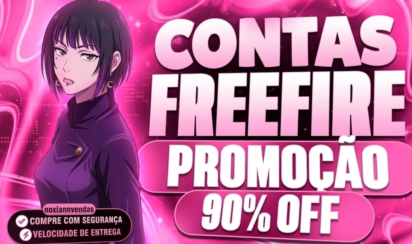 [Promoções]Contas Free Fire + punho + skins de parceria