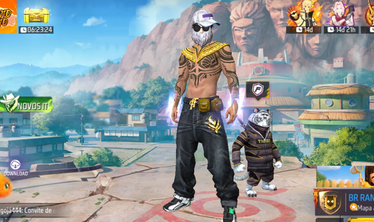 CONTA FREE FIRE SEGUNDO PASSE E ANGELICAL
