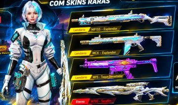 CONTA BLOOD STRIKE NÍVEL 8 - SKIN M700 SERAFIM (ETERNA)