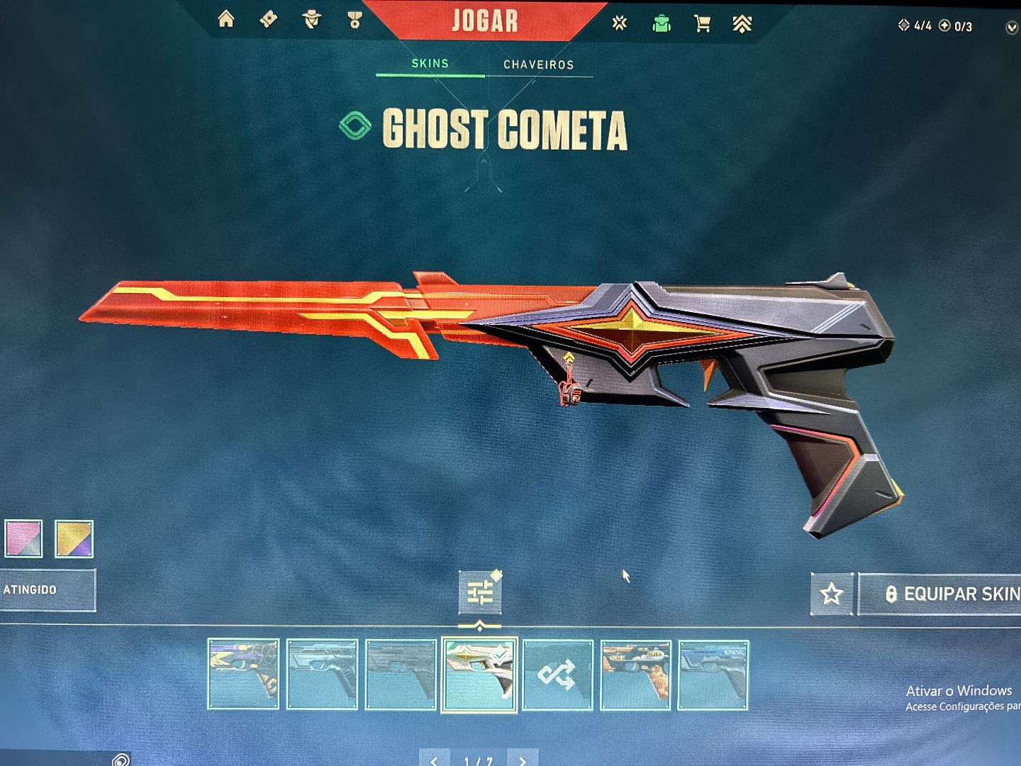CONTA VALORANT 6 VANDAL , 3 PHANTON , 1 FACA E DIVERSAS SKINS