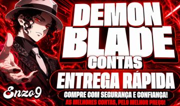 CONTAS DE DEMON BLADE LVL 2000+ COM RESPIRAÇÔES, RAÇA SOL/DK E BDAS
