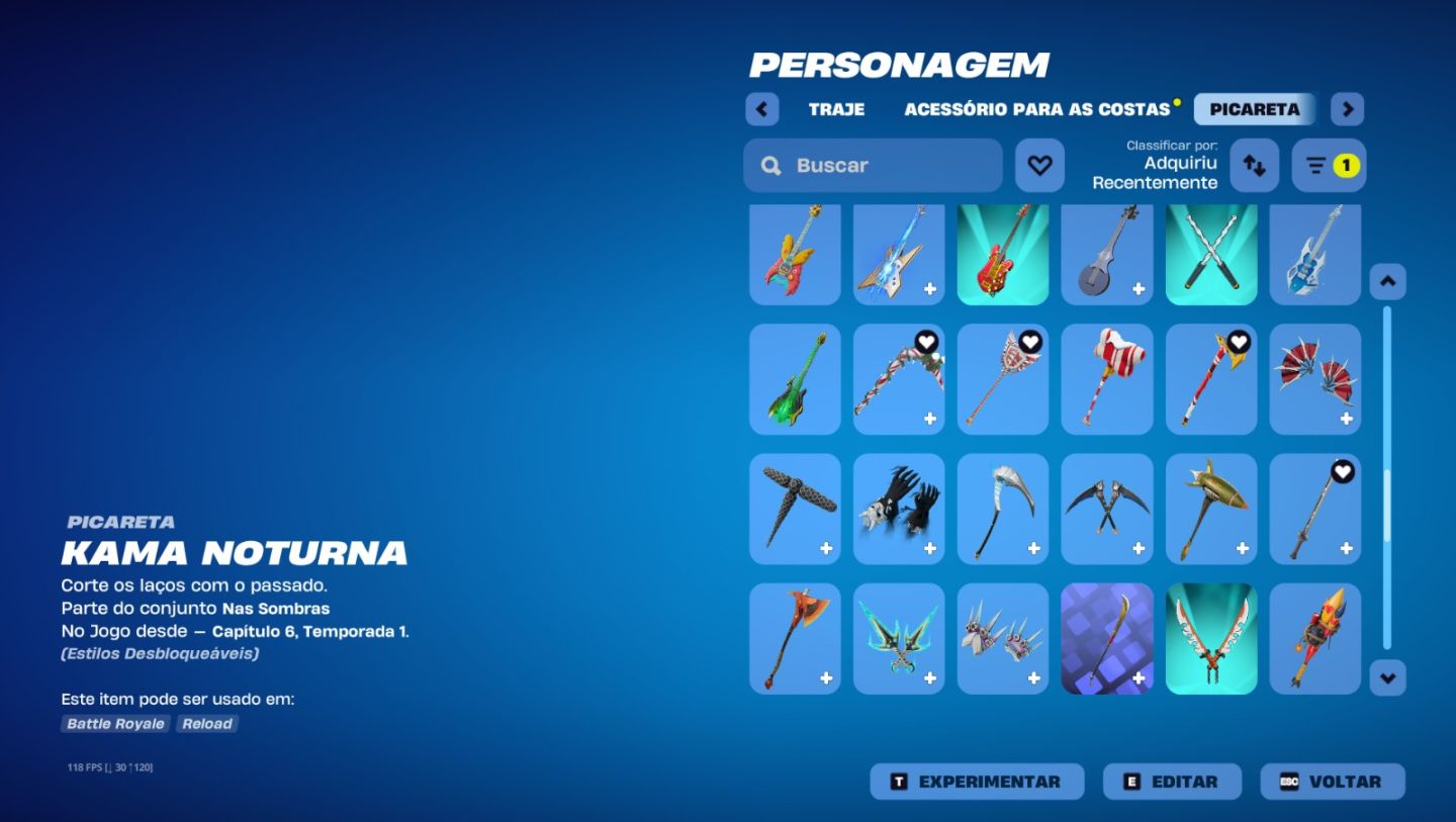Conta Fortnite