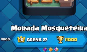 CONTA CLASH ROYALE ARENA 27 VERIFICADA