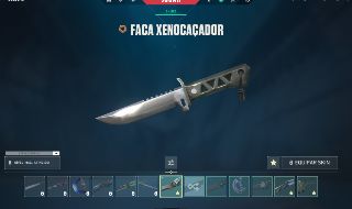 Conta com skin, Lv 200 ex Diamante 1 (faca Xenocacador e Phantom Reconhecimento)