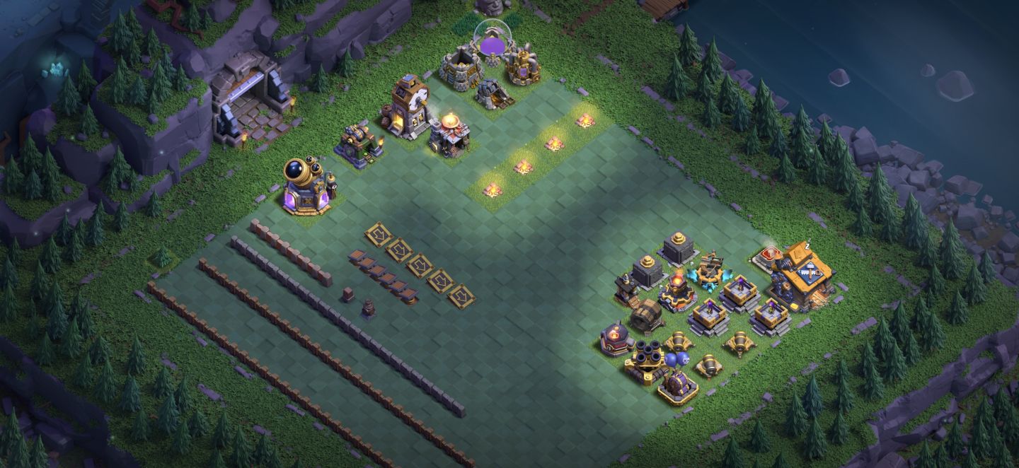 Conta de clash of clã semi-full 90%