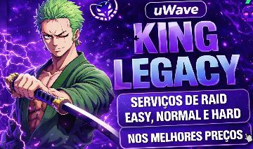 SERVIÇOS KING LEGACY UP [ MELHORES PREÇOS]
