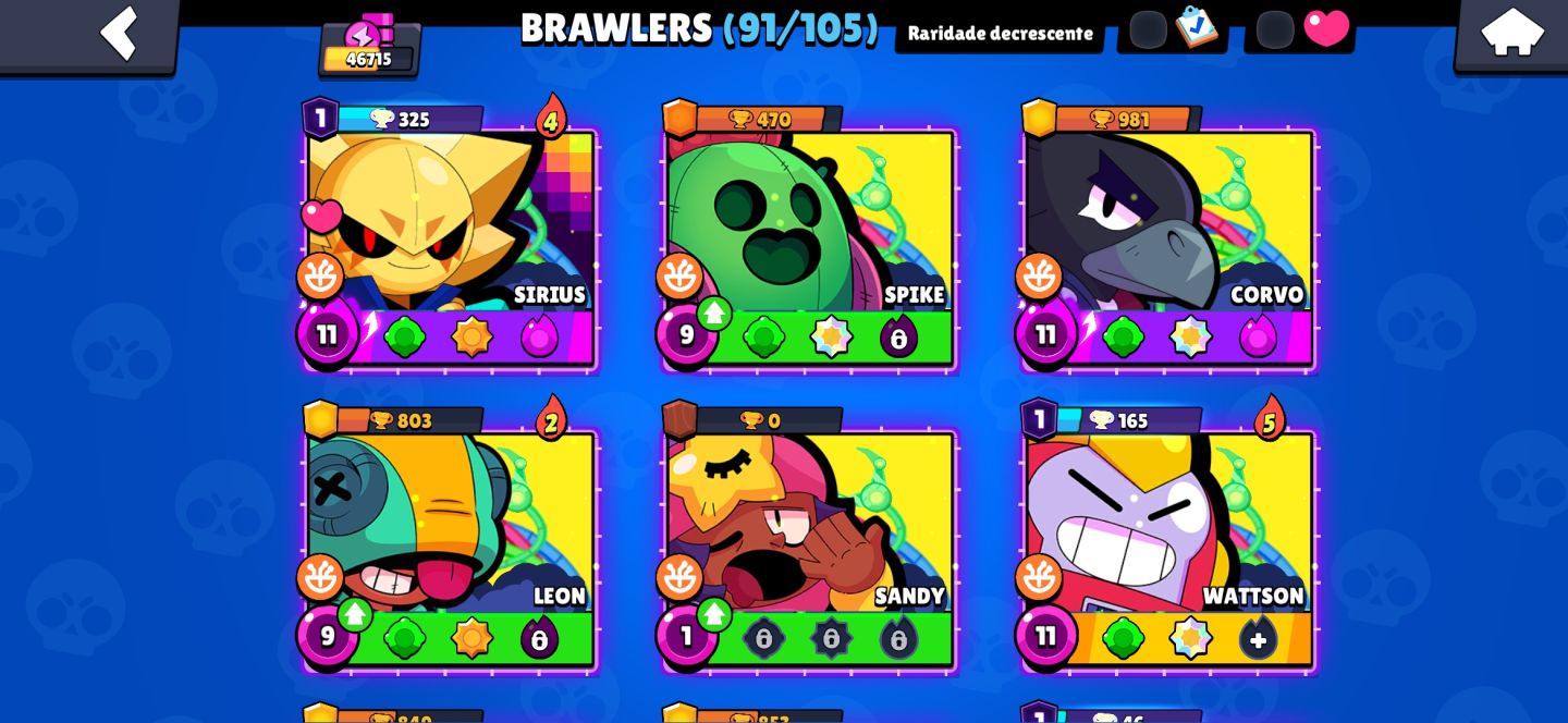 Conta de Brawl stars 46K de troféus