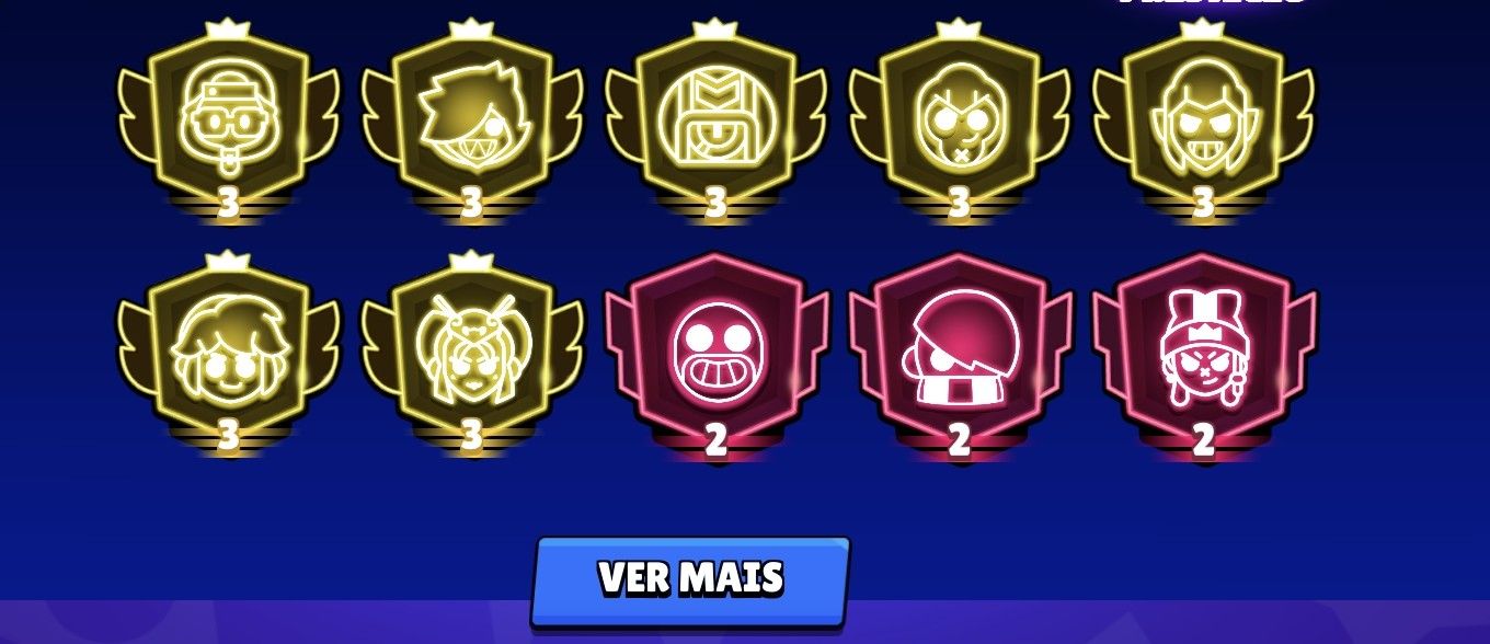 RUSH ELOJOB BRAWL STARS - RANKED, TROFÉUS E BRAWLERS 3K