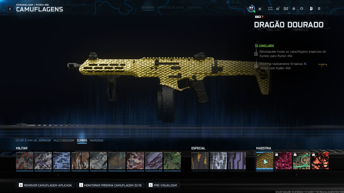 CONTA WARZONE / 2 DRAGÕES DOURADOS / FULL ACESSO