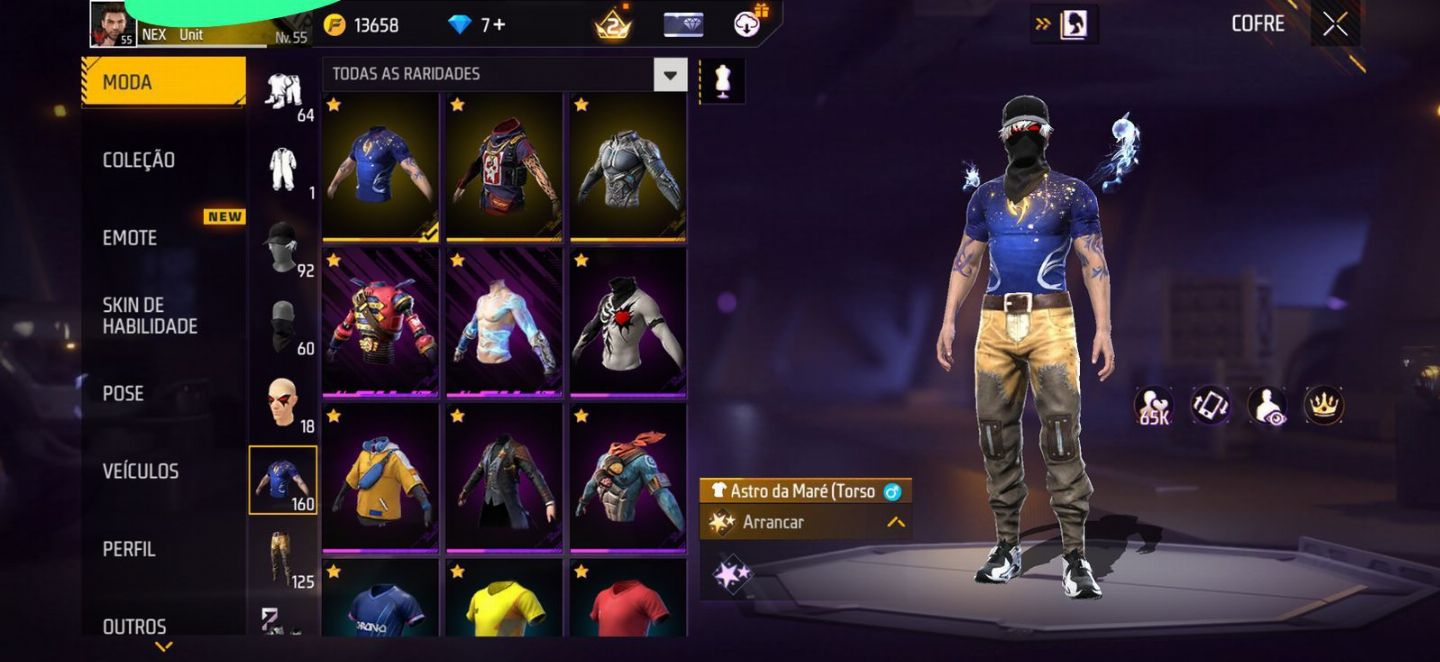 CONTA FREEFIRE 2 ANGELICAIS E COELHAO