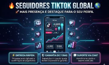 Seguidores para tiktok com entrega rápida! refil 30d