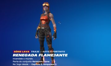 RENEGADA FLAMEJANTE + 45 SKINS + 58 ASAS + SONIC