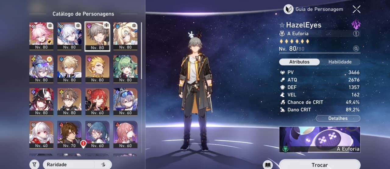 HONKAI: STAR RAIL - CONTA LOBA999 E6S1 + EVAE0S1 + TIME PREMIUM + 72 TIROS LIMIT