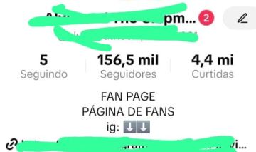 Conta TikTok 156k seguidores