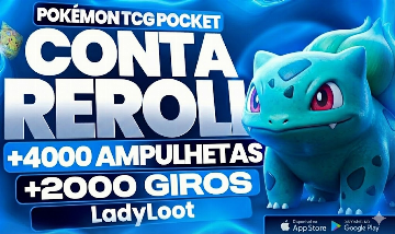 (ENTREGA AUTOMATICA!)CONTAS- Pokemon TCG Pocket +5000 Ampul., Crowns e Shinys!