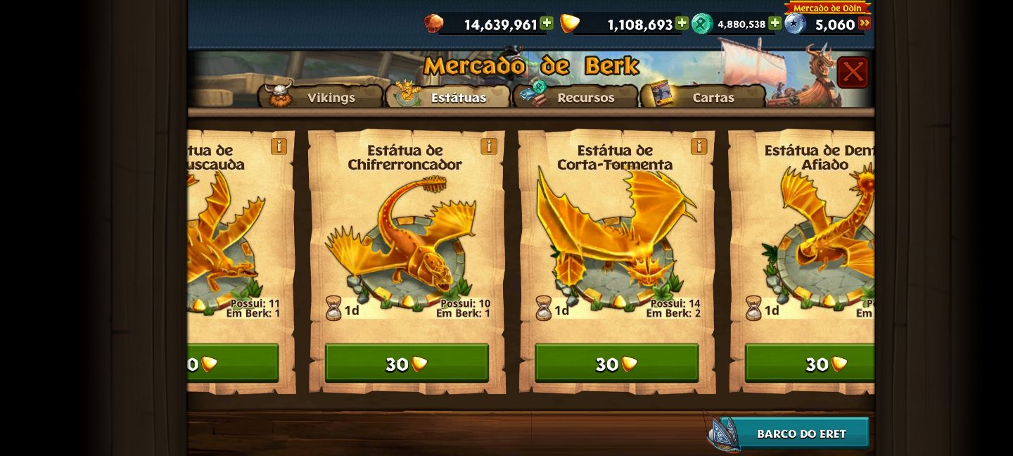 [IOS][ANDROID] Dragões: A Ascenção de Berk (Rise of Berk), Recursos +Dragões 185