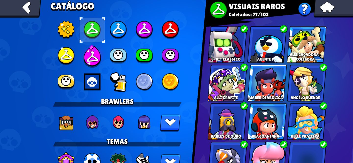 Conta brawl stars 56k + 288 skins