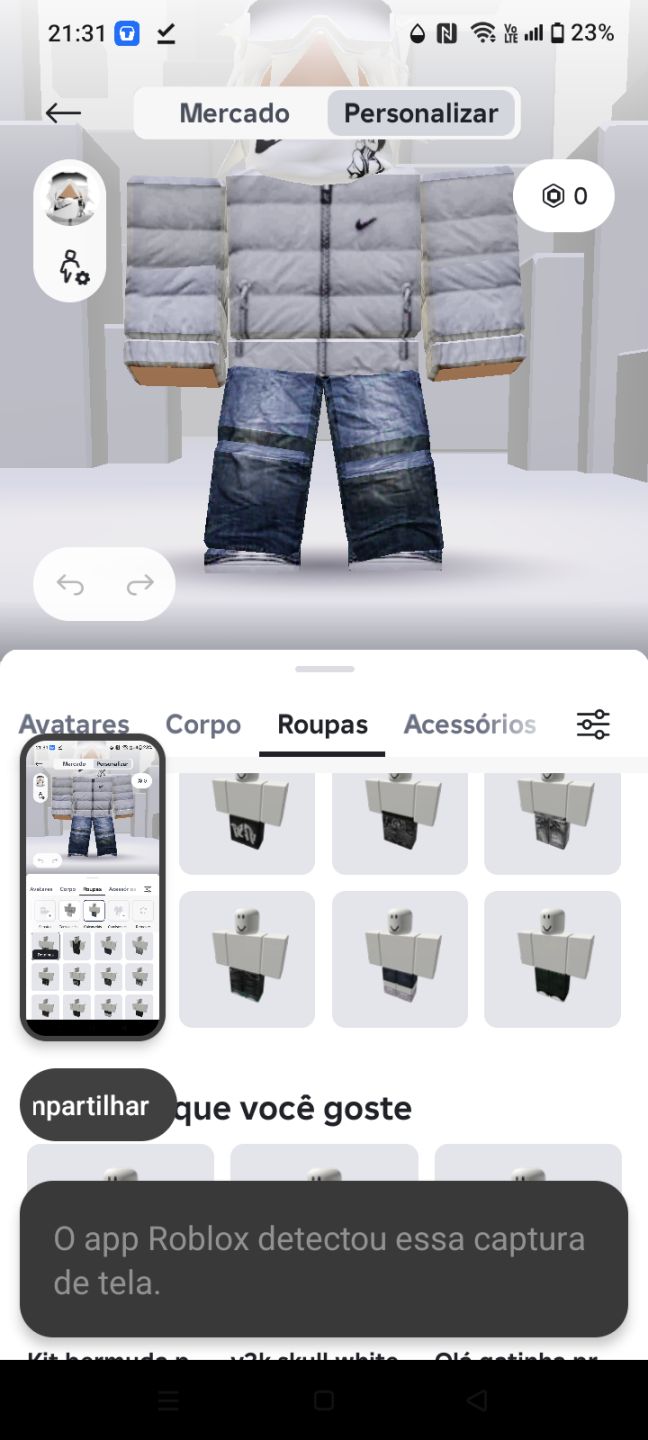 Conta de Roblox gemada