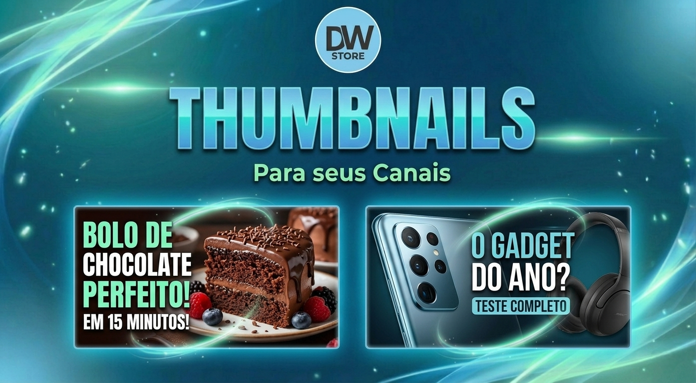 DESIGN PROFISSIONAL (Thumbnail, Logotipo, Banner, Flyer, Redesign etc...)