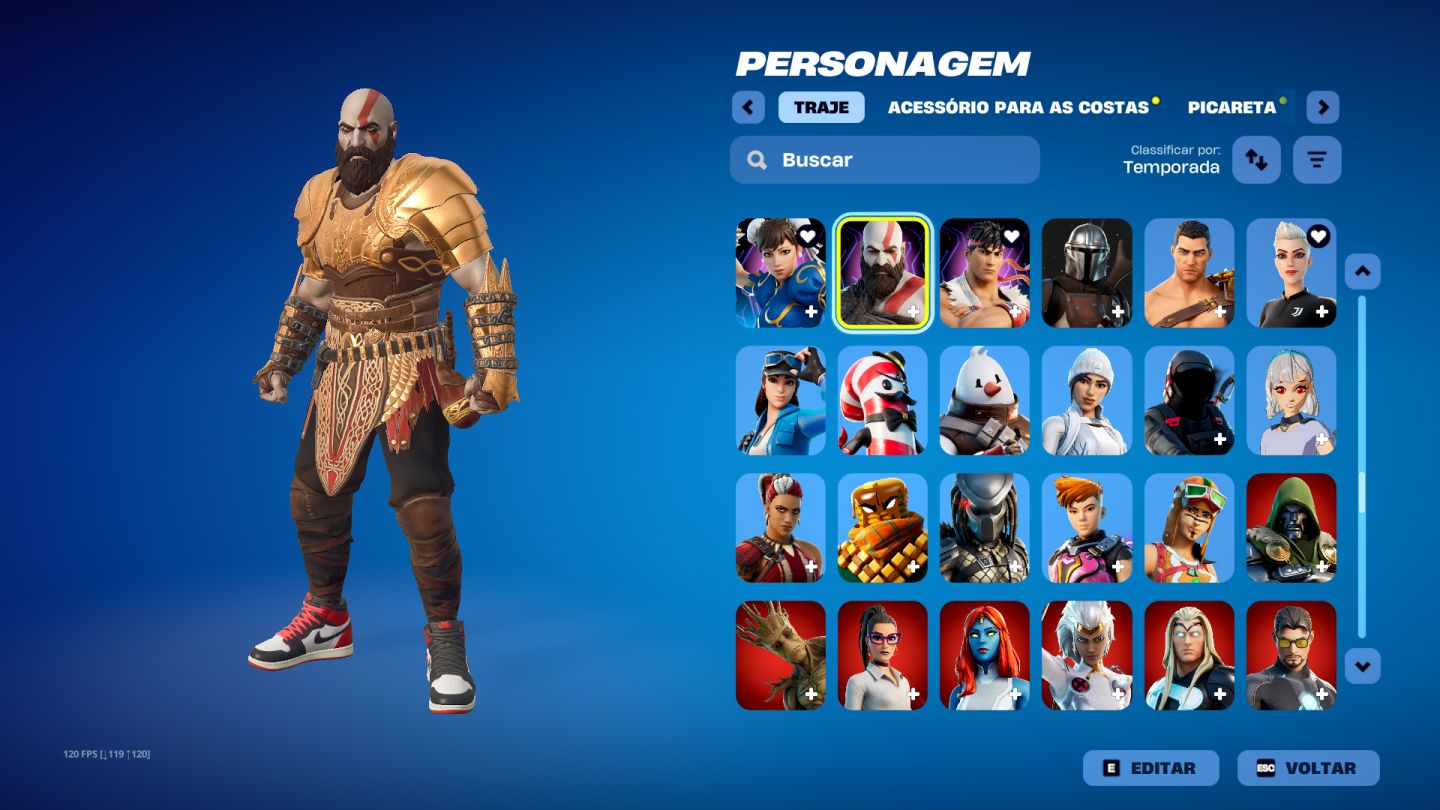 413 skins raras S1 Travis Scott Fundador STW Apple Camp Guerreira Mundial