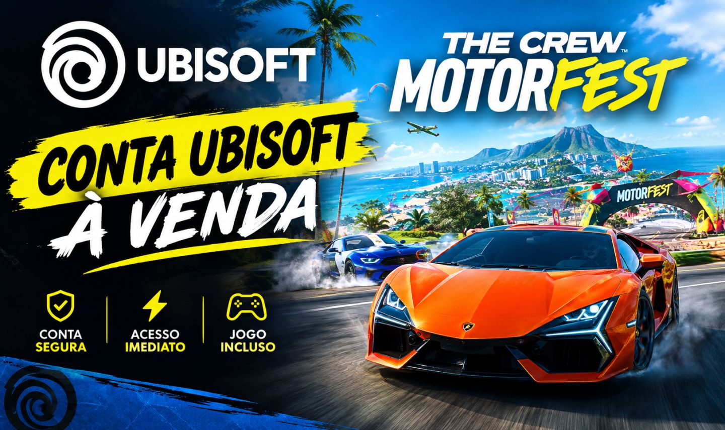 CONTA UBISOFT THE CREW MOTORFEST FULL ACESSO!
