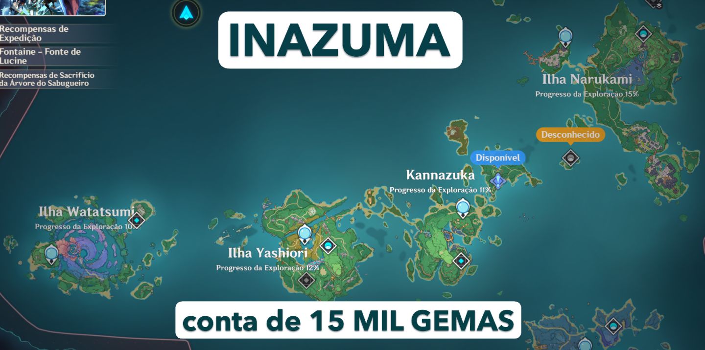 GENSHIN IMPACT 15.000 GEMAS+58 TIROS+MIZUKI