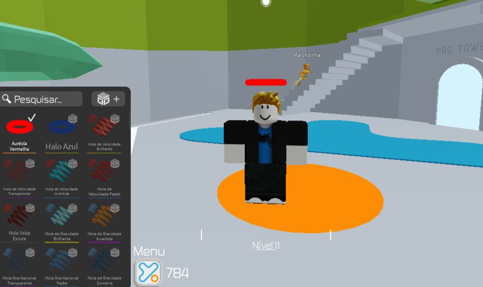 Conta de roblox com halo vermelha e halo carmine obtida