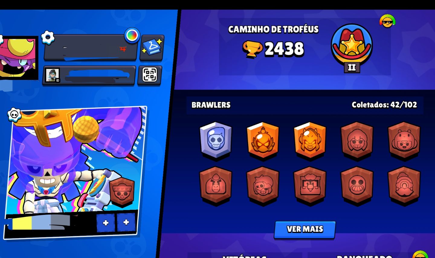 CONTA BRAWL STARS | 2K TROFÉUS
