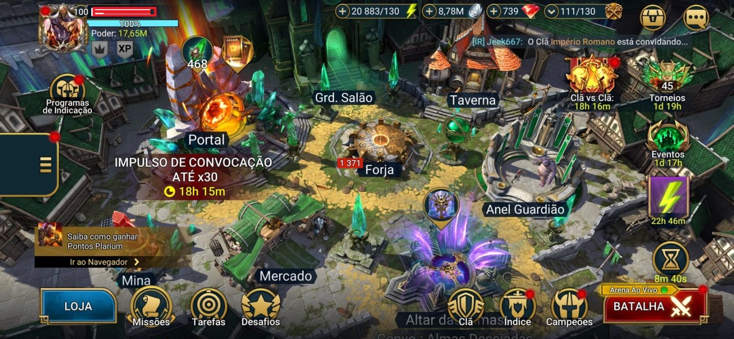 Conta Raid Shadow Legends Nv.100 endgame