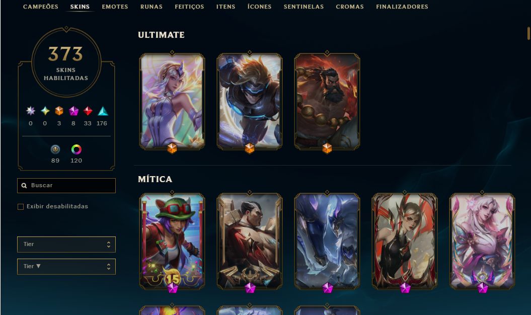 CONTA LVL 600, 373 SKINS, LEBLANC FAKER, SKINS ANTIGA DE REDE SOCIAL, ÚNICO DONO