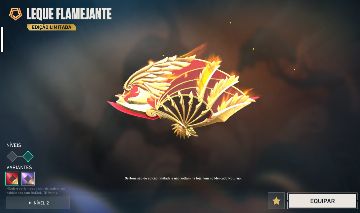 LEQUE FLAMEJANTE CONTA VALORANT PREMIUM