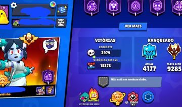 Conta de Brawl Stars com 1 mestre de 2024 e com 1 de 2025 e Rank 35