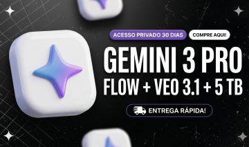 GEMINI PRO + 1TB - PLANO FAMILIA (GOOGLE IA PRO 5TB) 30D ACESSO