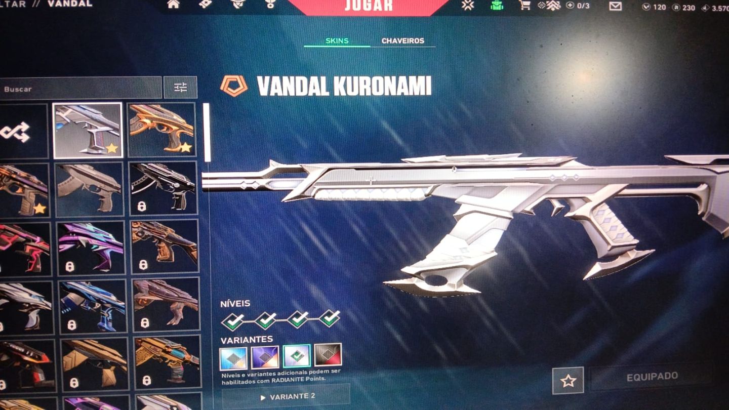 Conta de valorant full acess com skins