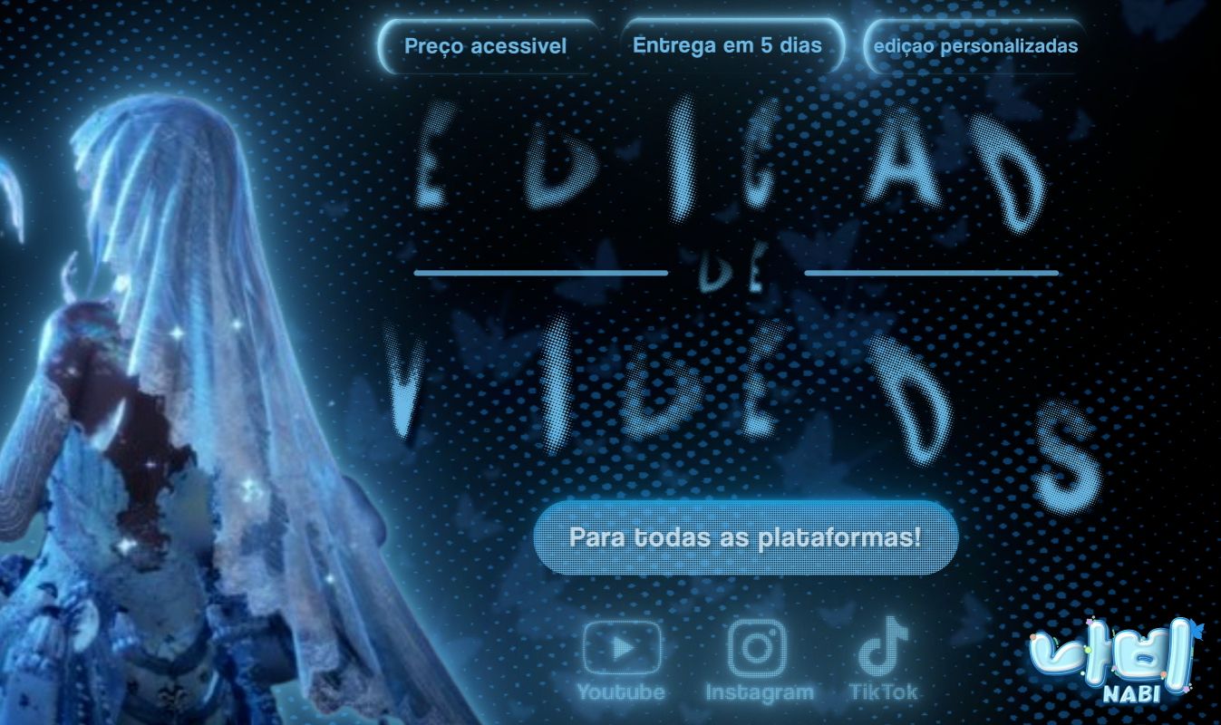 Editora de vídeo - Edição de vídeos - HIGHLIGHTS, AMVS, SHORTS, VÍDEOS LONGOS
