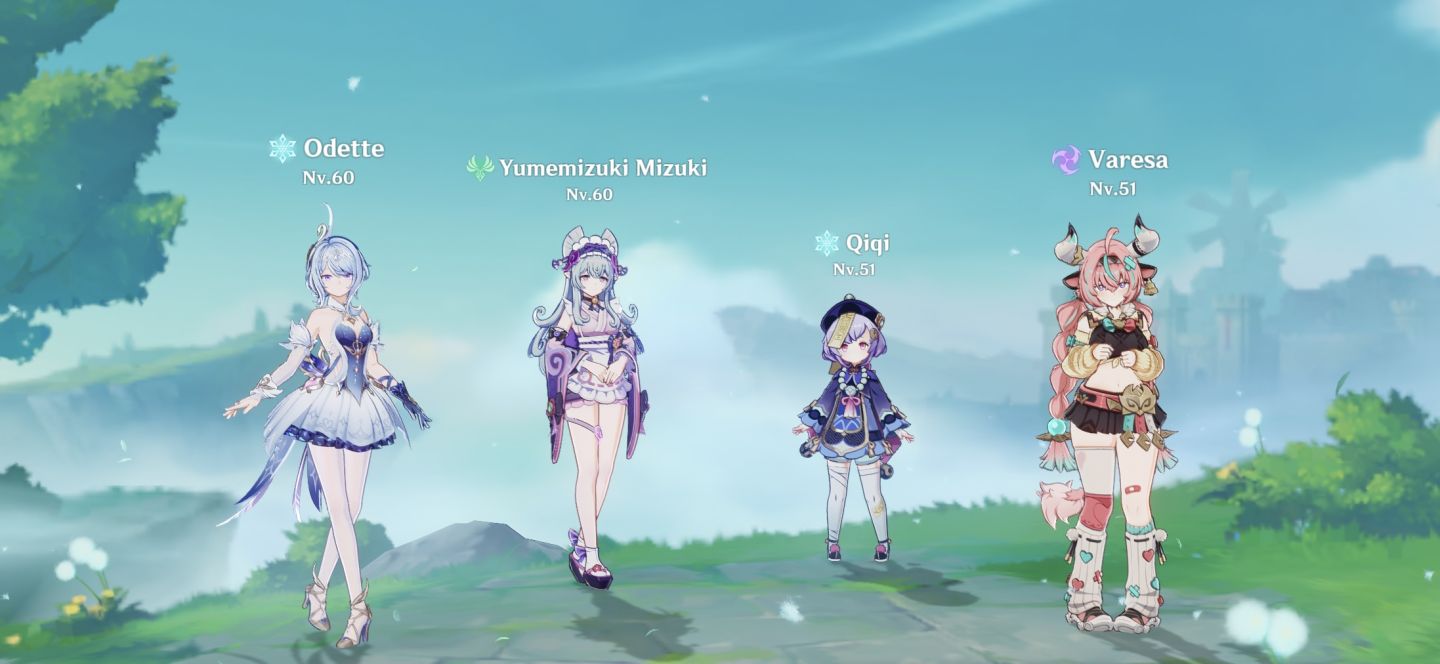 Genshin Impact | Odette + Mizuki | Assinatura Escofier