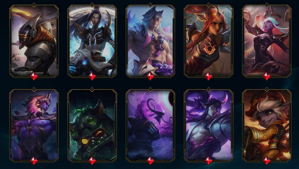 Conta LOL com 400 skins