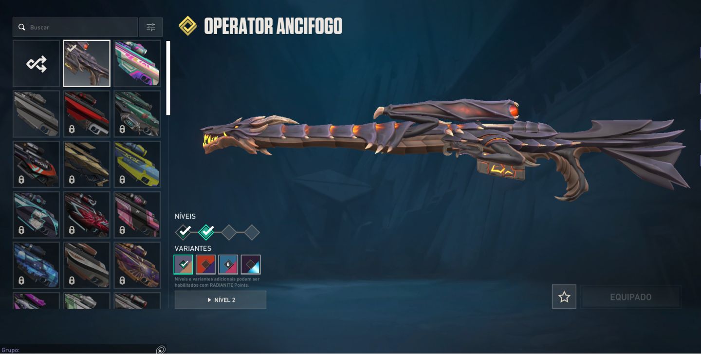 CONTA VALORANTE SKINS RARAS CONTA FULL ACESSO LEVEL 190 Pacote Champions 2024