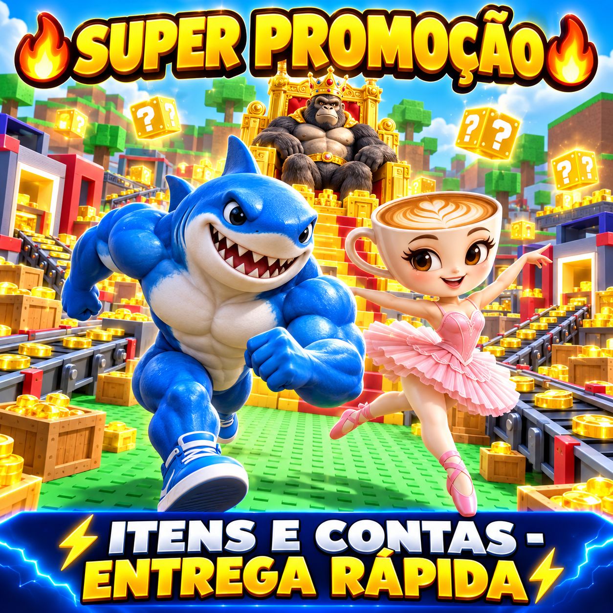 Pet brainrots Secreto ouro 1.7b- Apenas 1.900 Existentes! exclusividade PROMOÇÃO