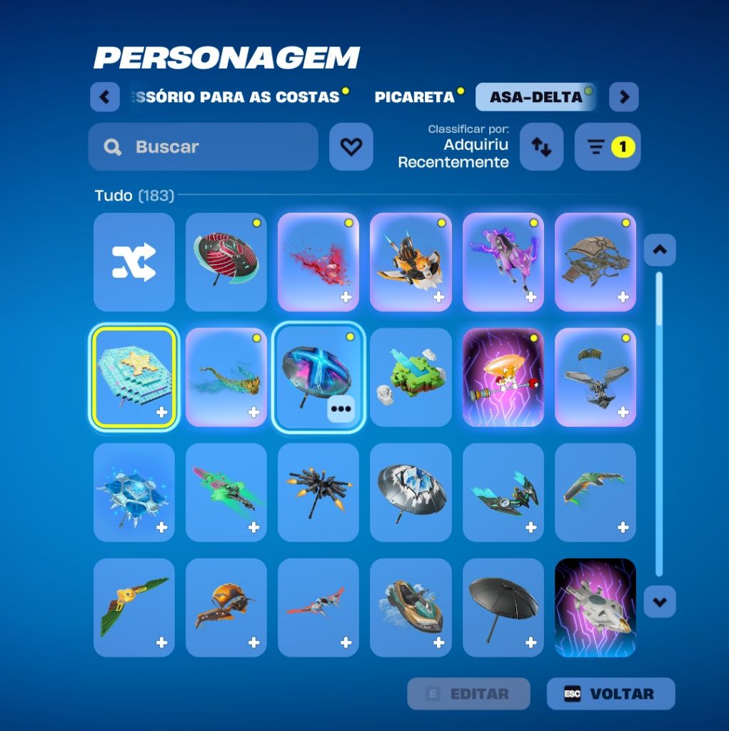 Conta Fortnite OG (175+ Skins | 253 Picaretas | 1.300 V-Bucks) - Cap 1 Sec 7, Mi