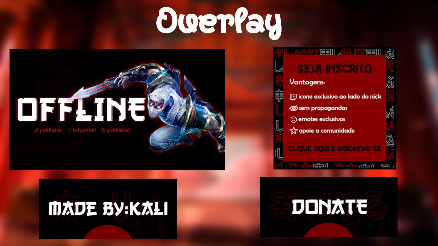 Studio da Kali: Design e Edição para Streamers e YouTubers