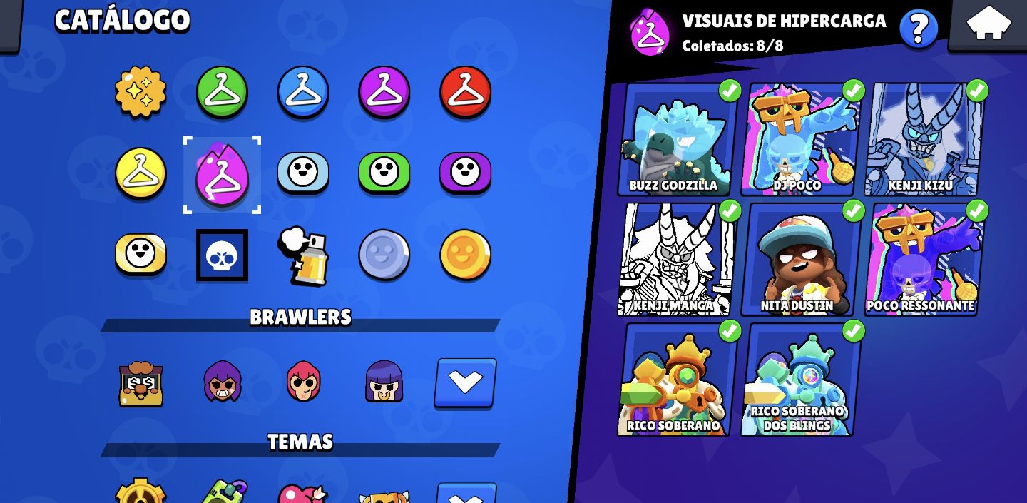 Conta de brawl stars upada com brawl pass ativo
