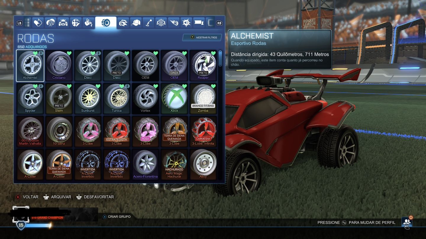 CONTA ROCKET LEAGUE TAGS GC E TURBINADA DE ITENS RAROS, OPORTUNIDADE PREÇO BOM!