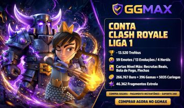 TOP CONTA CLASH ROYALE ULTIMA ARENA
