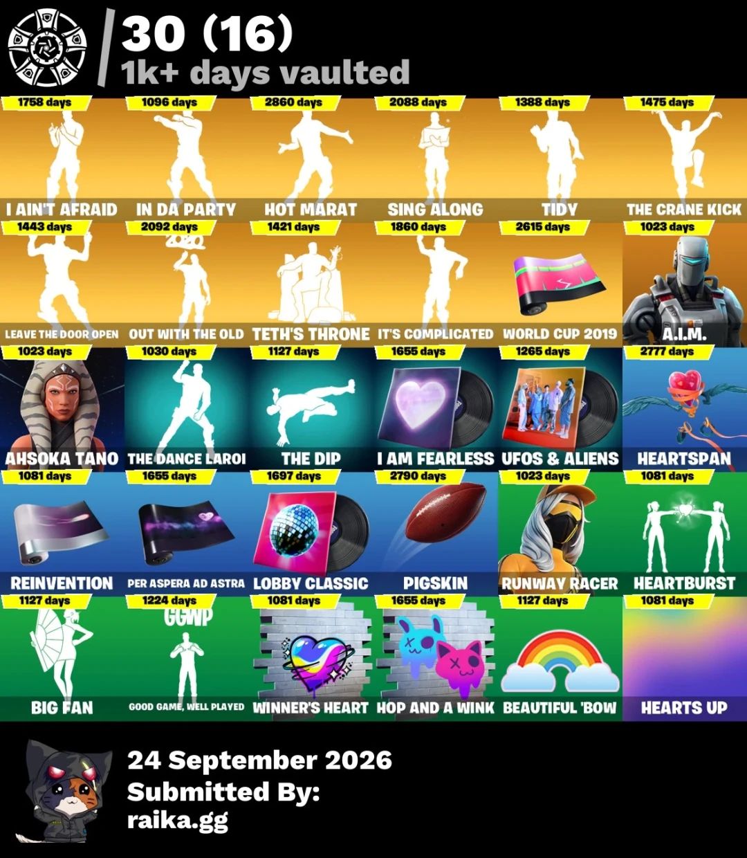 Conta Fortnite com 243 Skins e Muitos Emotes Raros e Stw Fundador