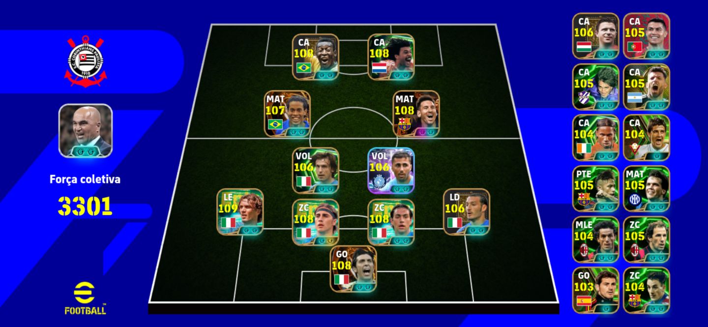 CONTA EFOOTBALL EXTREMAMENTE BUGADA, PELÉ, RONALDINHO 2002, GULLIT E CIA