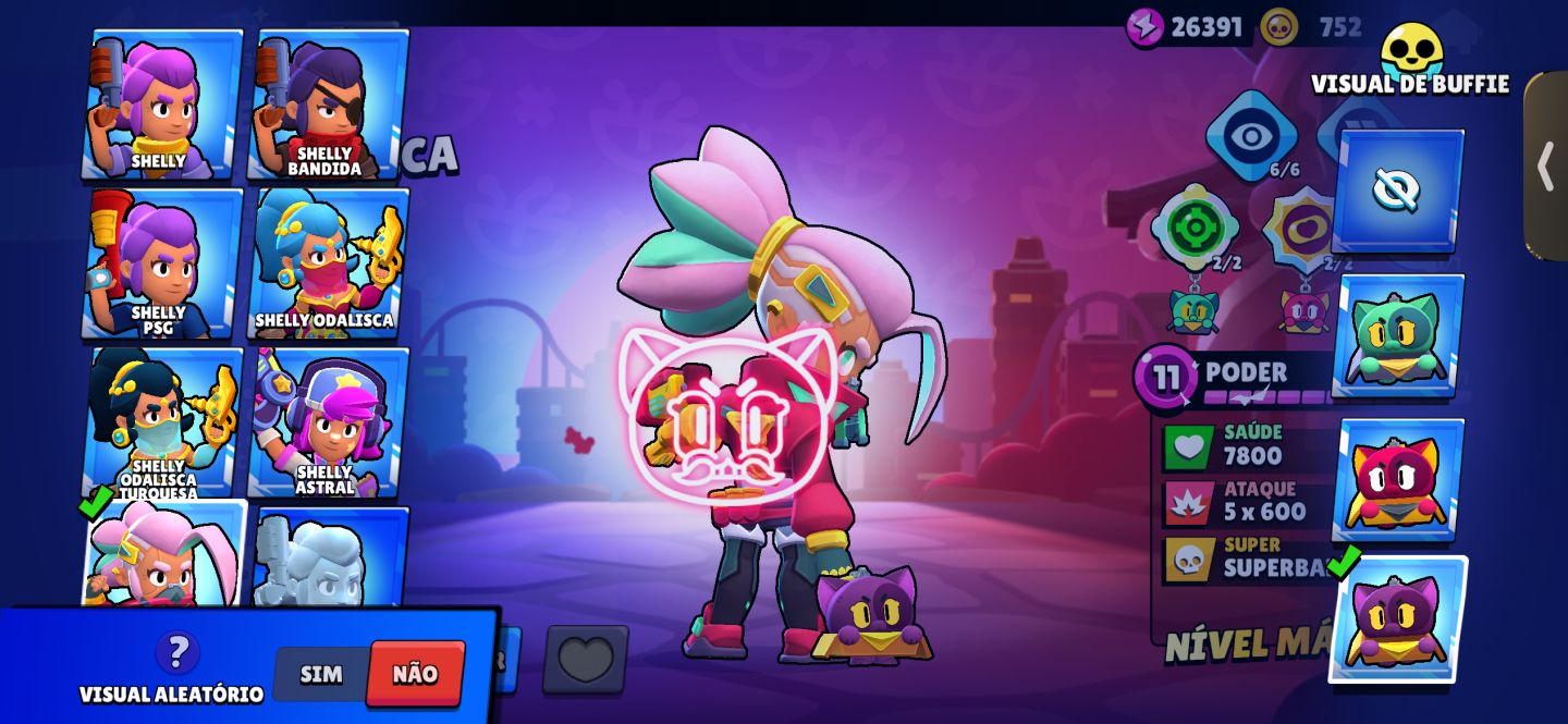 BRAWLL STARS upada! skins e prestígios ) Lendário