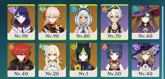AR50 | 6 PERSONAGENS T5 | 23 PERSONAGENS T4 | 7,1K DE GEMAS