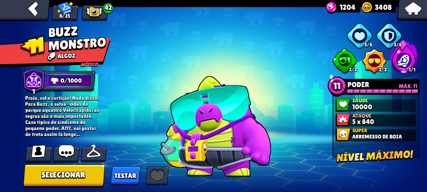 Conta Brawl Stars! 17827 Troféus, 52 Brawlers, 50 Skins e mais! ENTREGA IMEDIATA